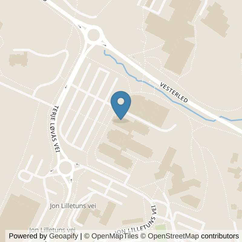 Map: location of Fresh Fitness Grimstad in Grimstad
