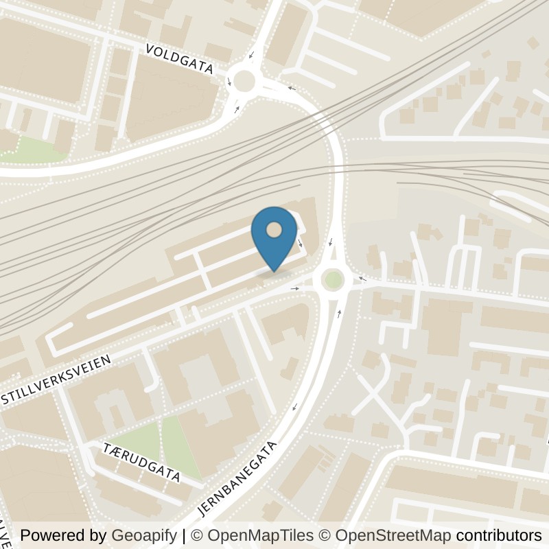 Map: location of Fresh Fitness Lillestrøm in Lillestrøm