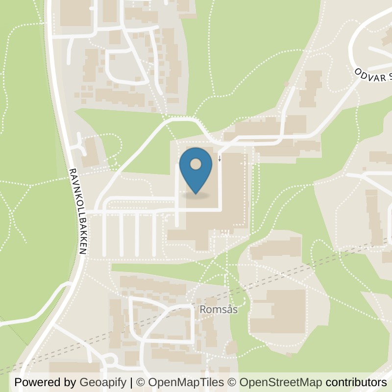 Map: location of Fresh Fitness Romsås in Oslo