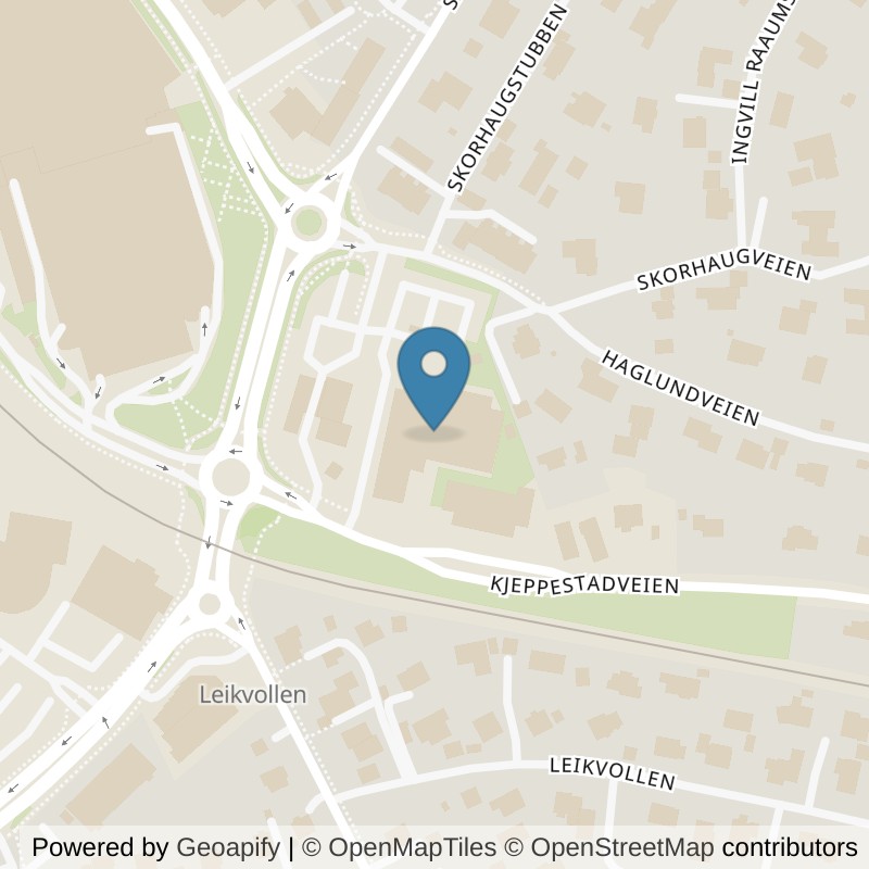 Map: location of Fresh Fitness Ski in Ski