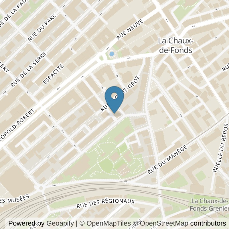 Map: location of FT45, Functional Fitness & Hyrox in La Chaux-de-Fonds