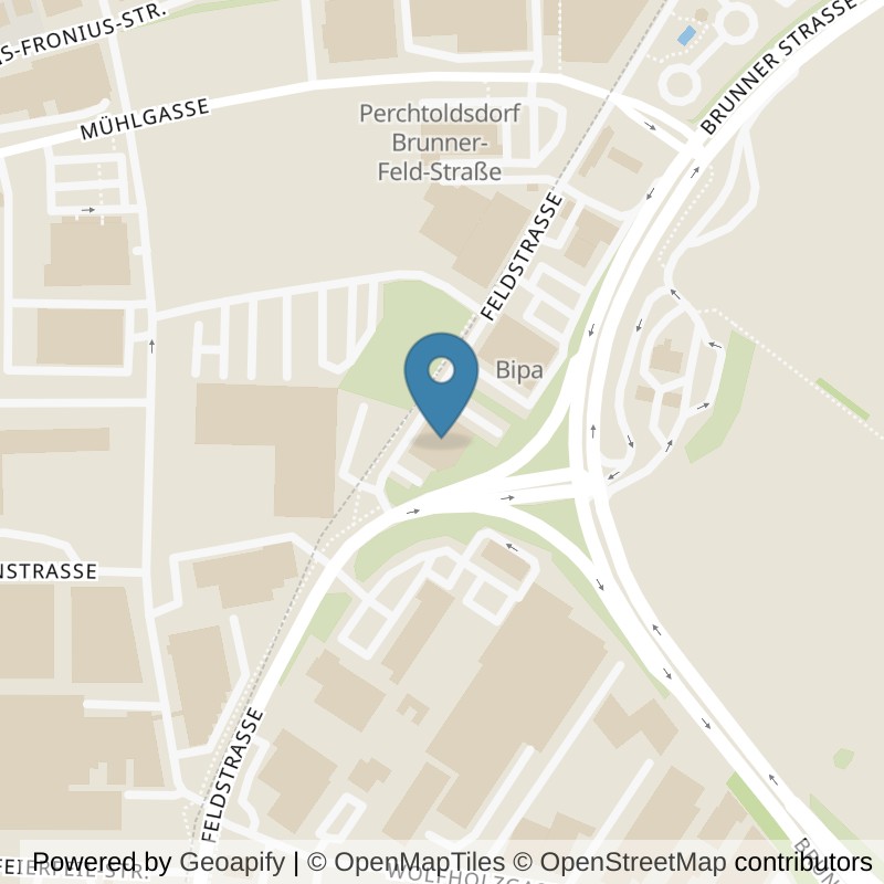 Map: location of Galaxy Fitness Club in Brunn am Gebirge