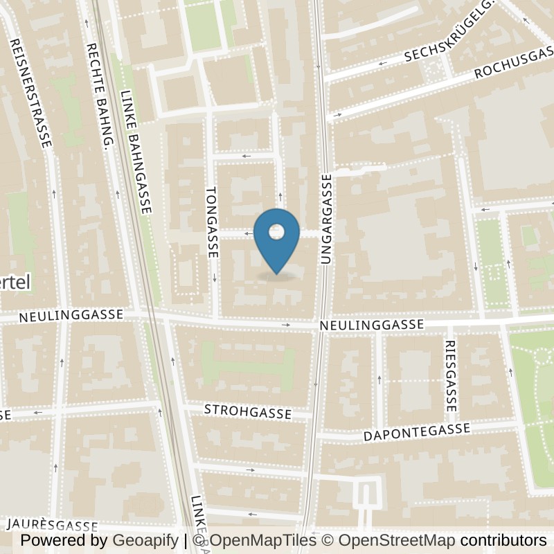Map: location of Garage Gym in Wien