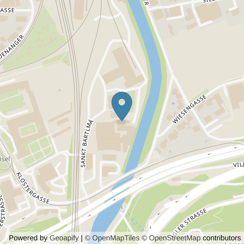 Map: location of Gentle Giants in Innsbruck