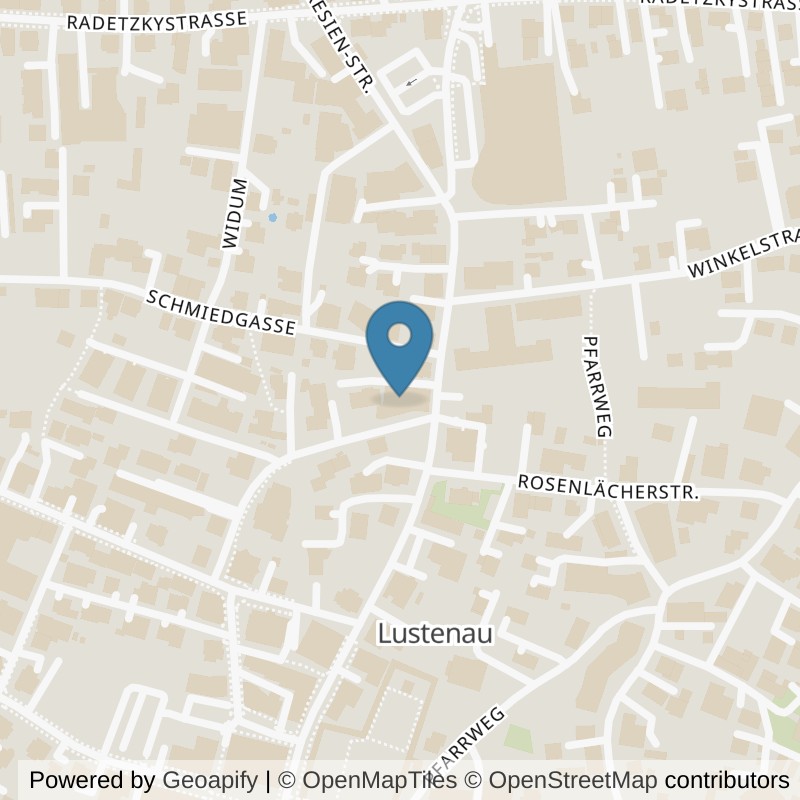 Map: location of Geoway emotion lustenau in Lustenau