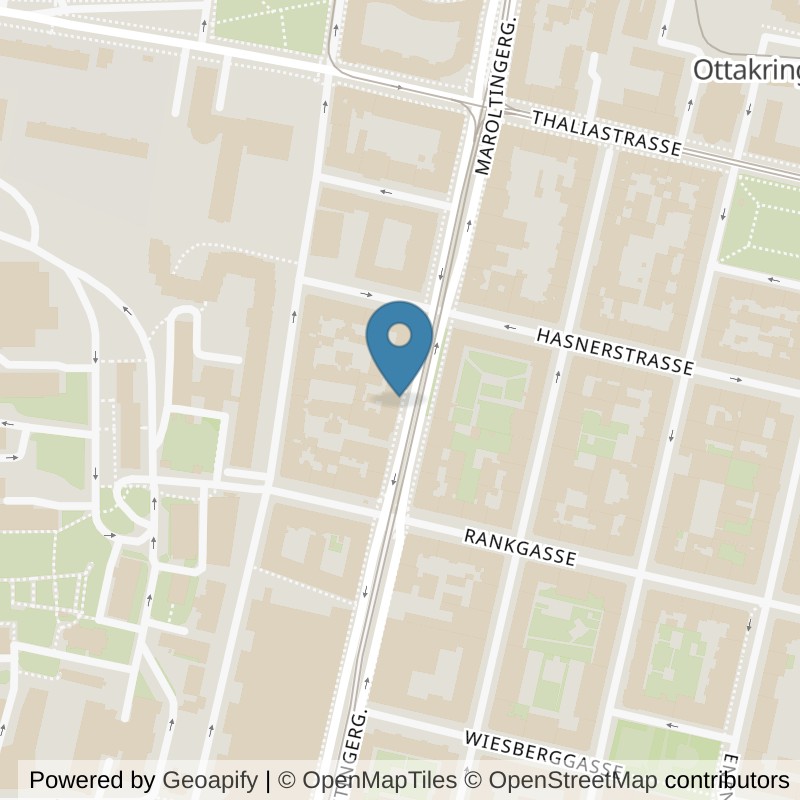 Map: location of Gesund Bewegt in Wien