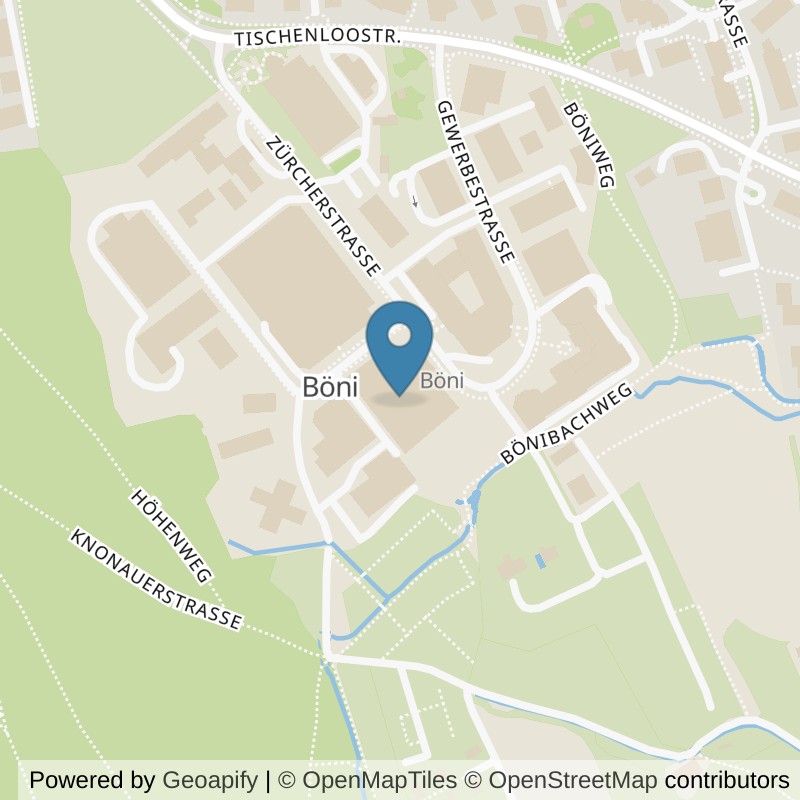 Map: location of Gesundheitspark Thalwil in Thalwil
