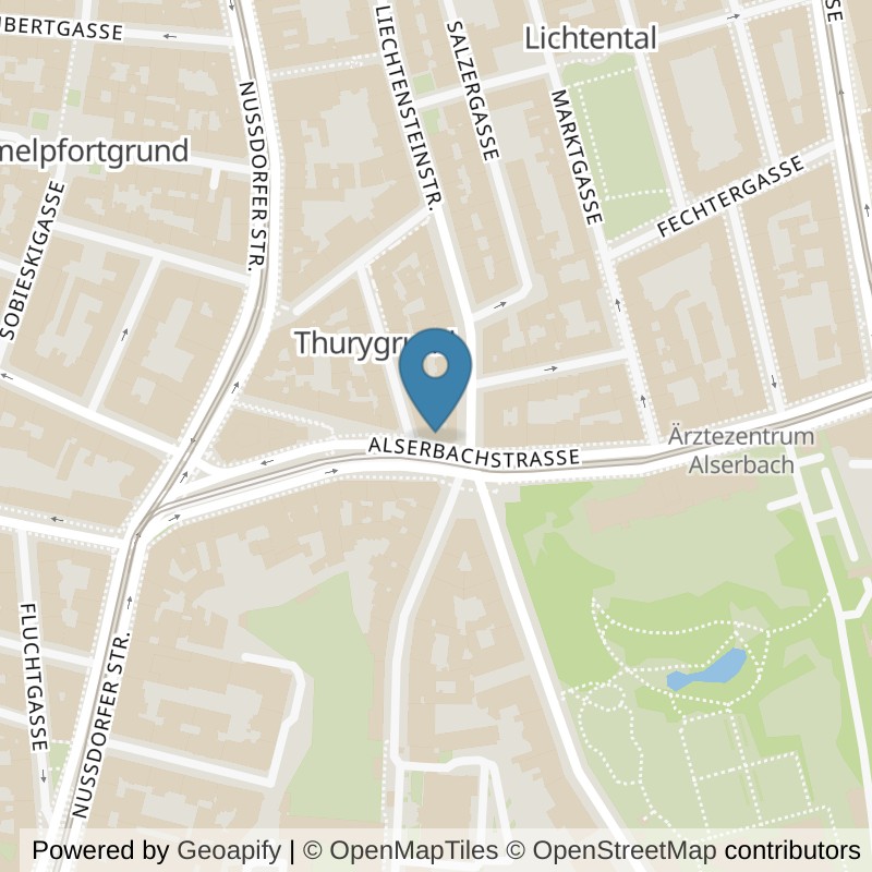 Map: location of GK-Studio in Wien