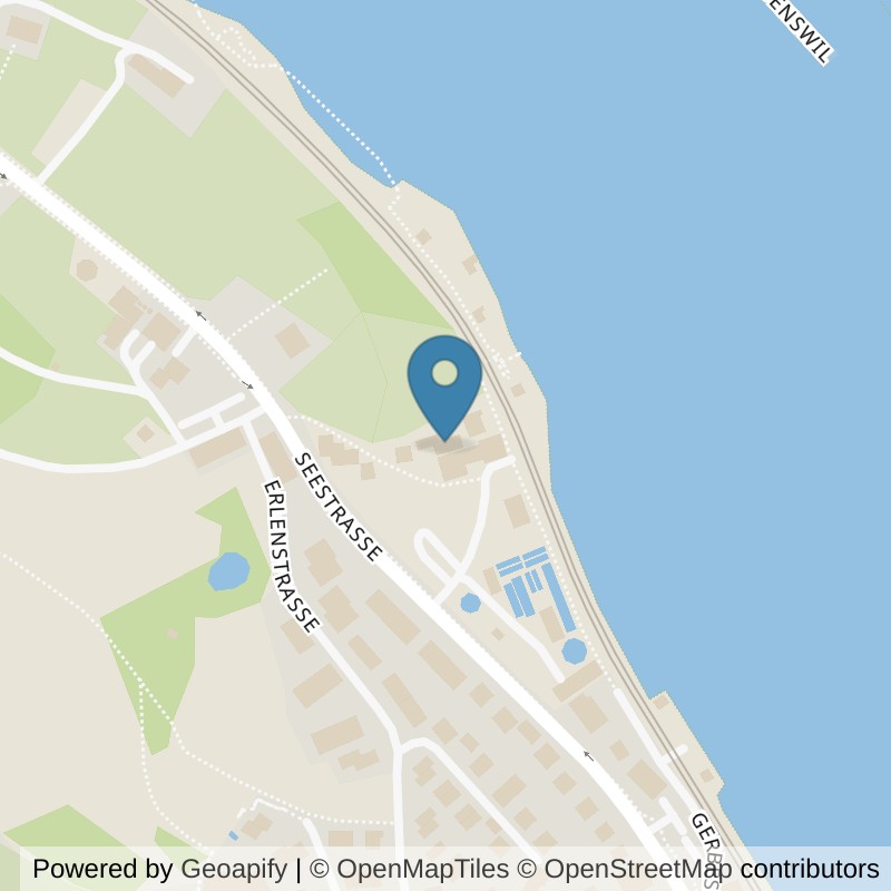 Map: location of GMS- Fitness in Richterswil