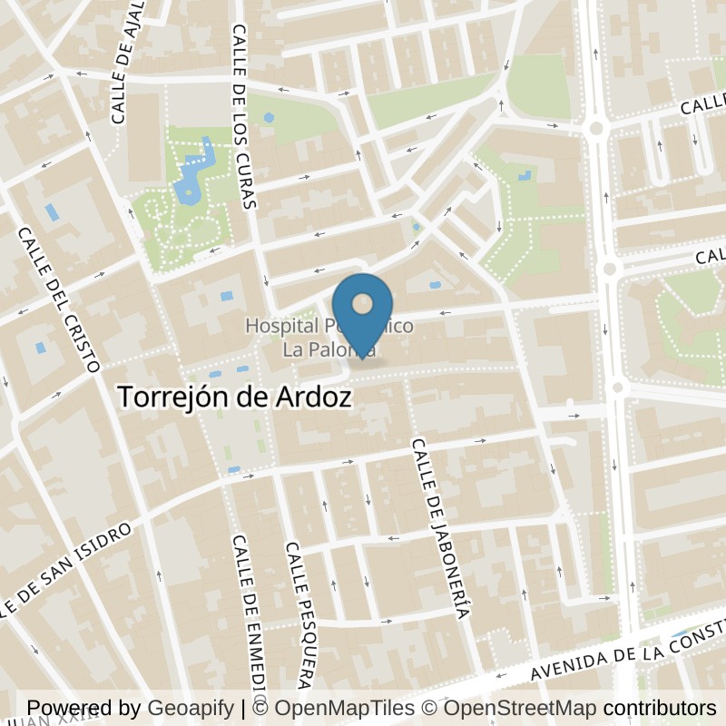 Map: location of GO fit GOfit Torrejón in Madrid