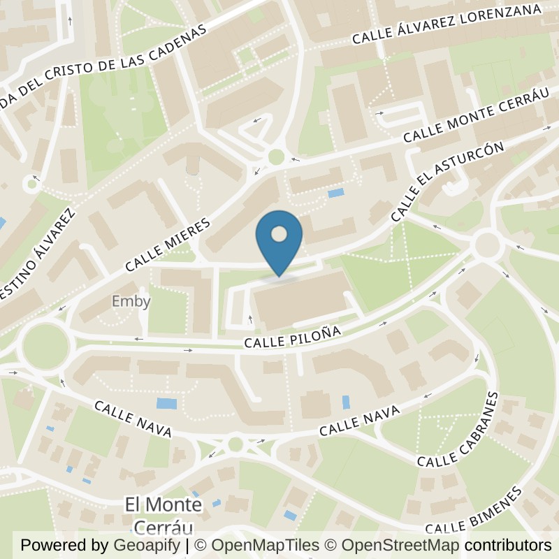 Map: location of GO fit GOfit Oviedo in Oviedo