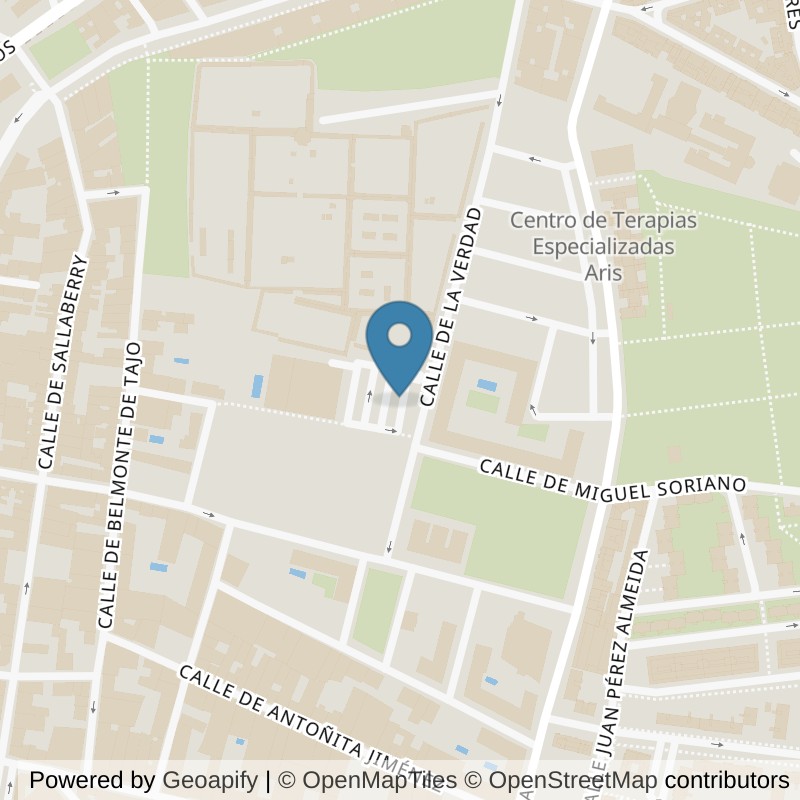 Map: location of GO fit GOfit Piscinas San Miguel in Madrid