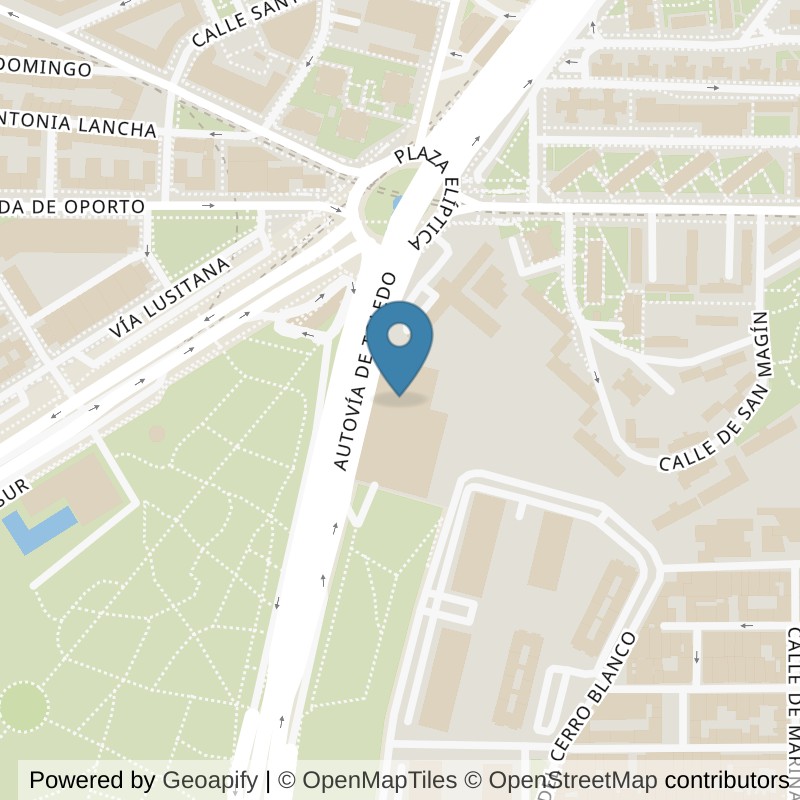Map: location of GO fit GOfit Plaza Elíptica in Madrid