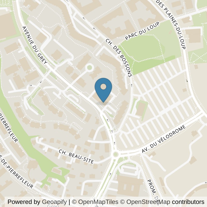 Map: location of Gold Gym Lausanne Sàrl in Lausanne