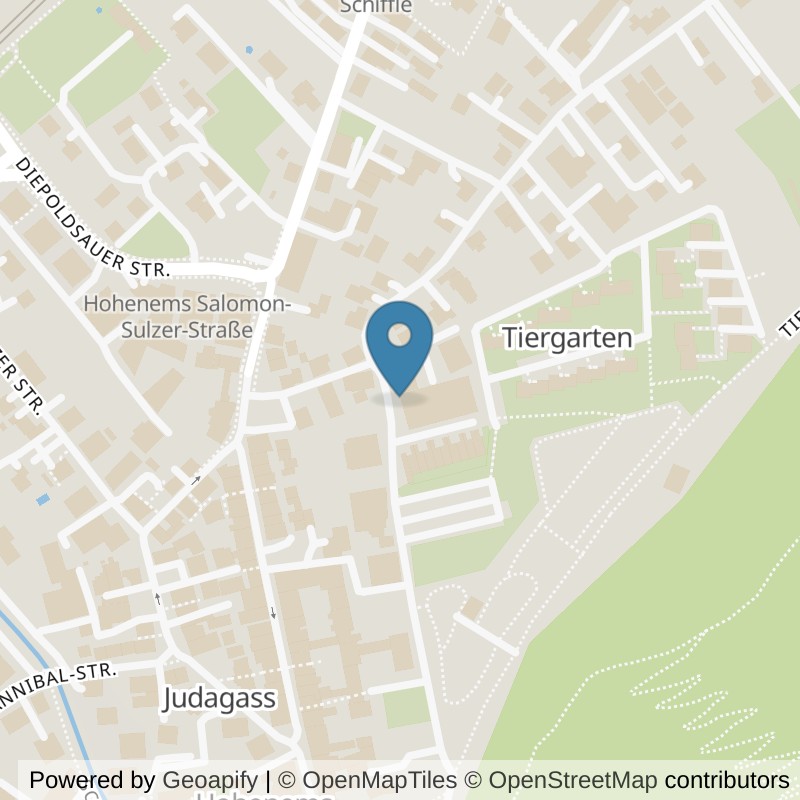 Map: location of Good Life Sports Hohenems in Hohenems