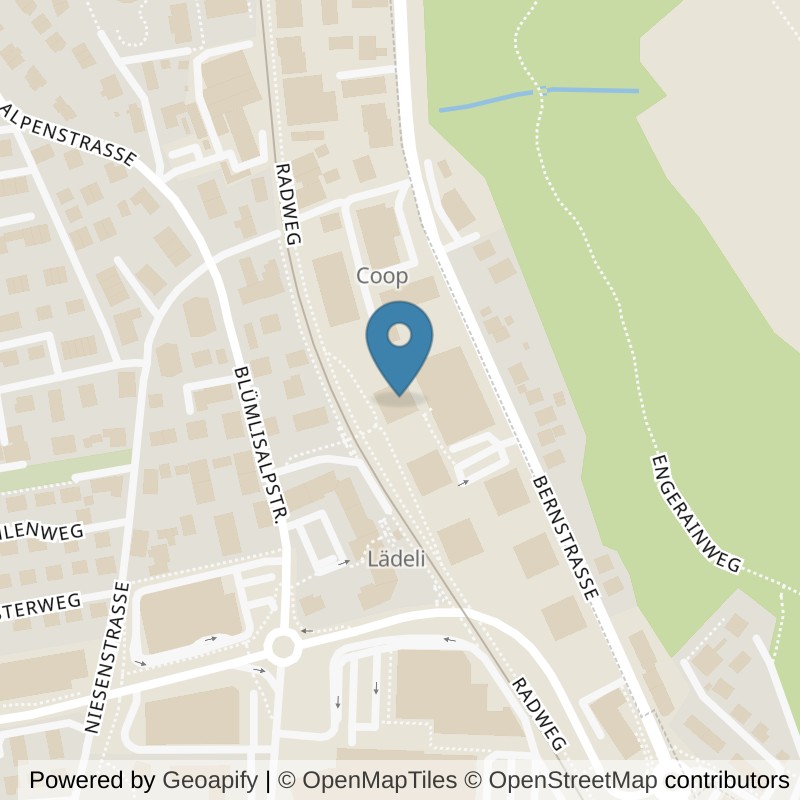 Map: location of GoStrong in Heimberg