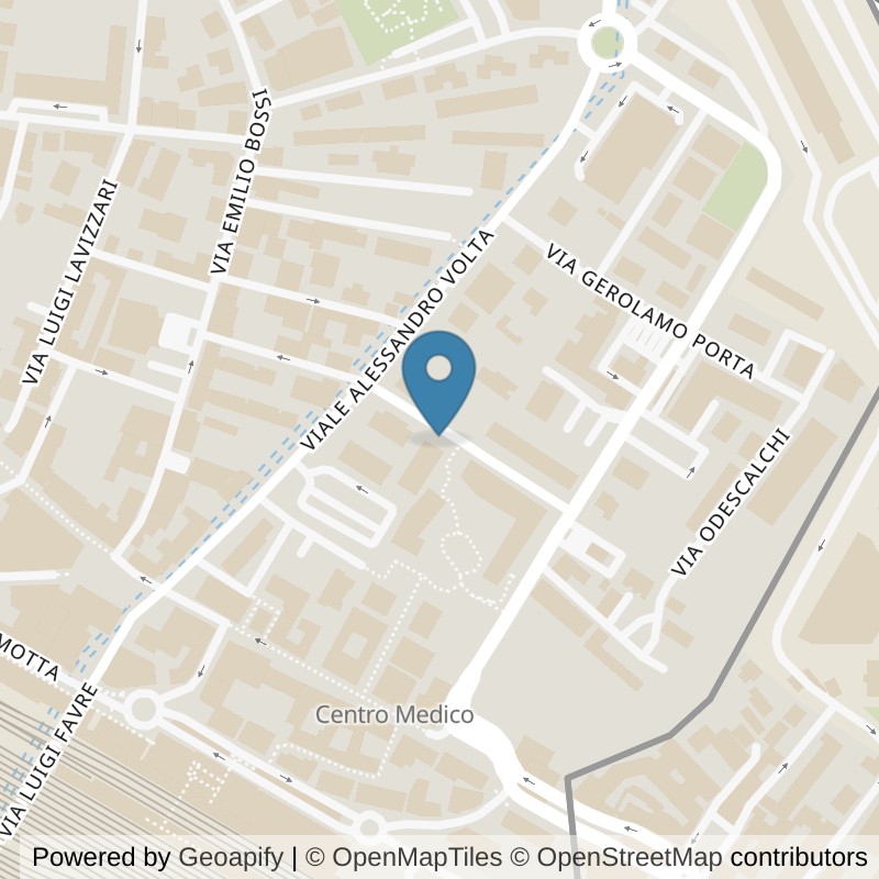 Map: location of Gravity Art Studio in Chiasso