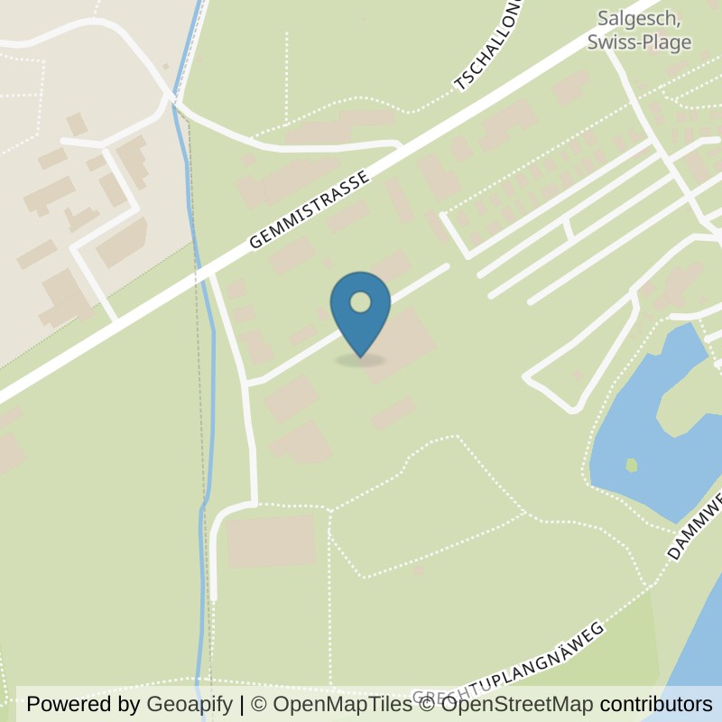 Map: location of Greenfit in Salgesch