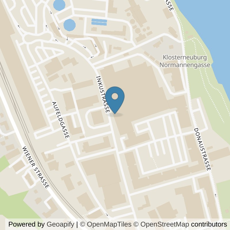 Map: location of Grex in Klosterneuburg