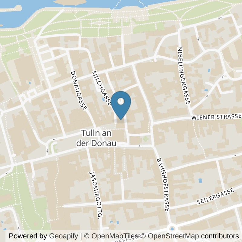 Map: location of Group Performance by SE in Tulln an der Donau