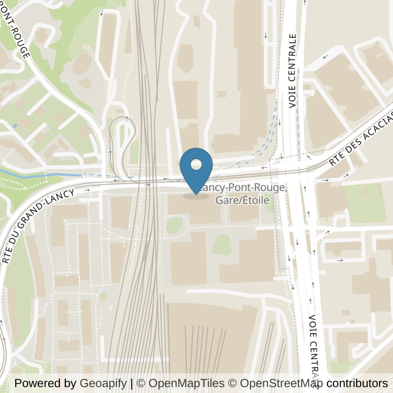 Map: location of Gym Dos in Lancy