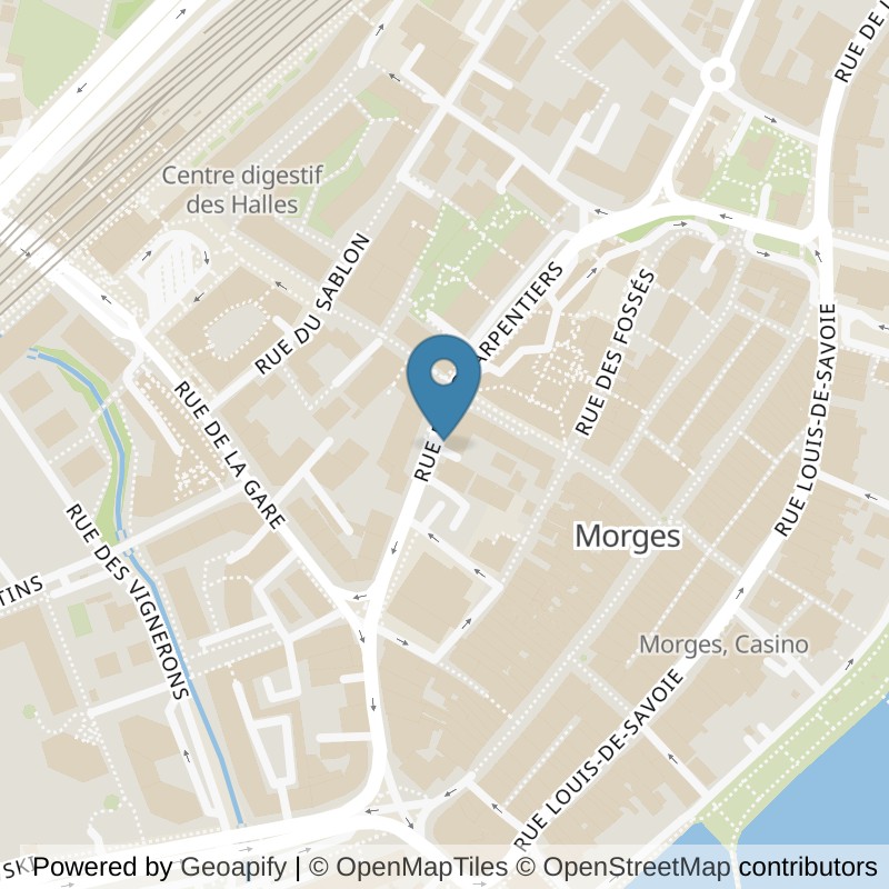 Map: location of Gym Tres Douce à Morges in Morges