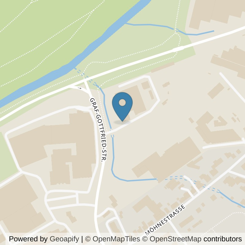 Map: location of GYM10 Arnsberg Neheim in Arnsberg
