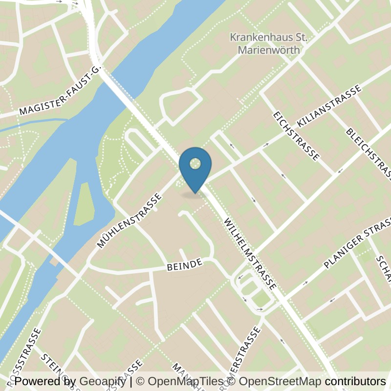 Map: location of GYM10 Bad Kreuznach in Bad Kreuznach