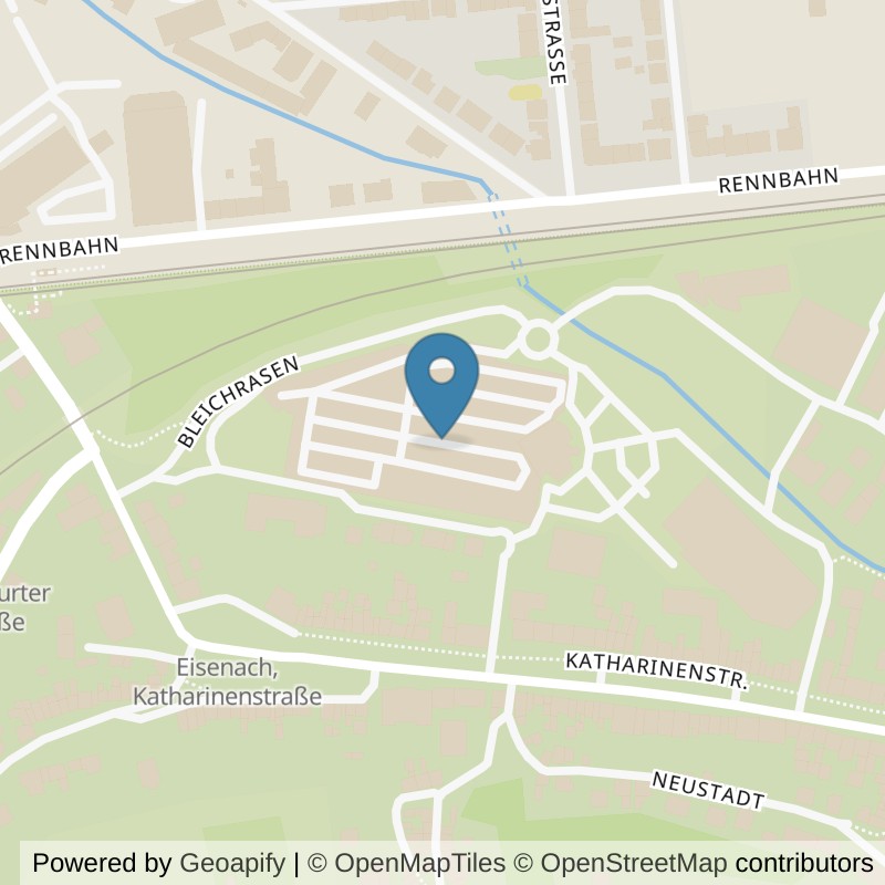 Map: location of GYM10 Eisenach in Eisenach