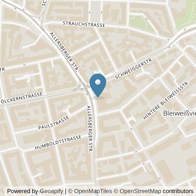 Map: location of GYM10 Nürnberg Südstadt in Nürnberg