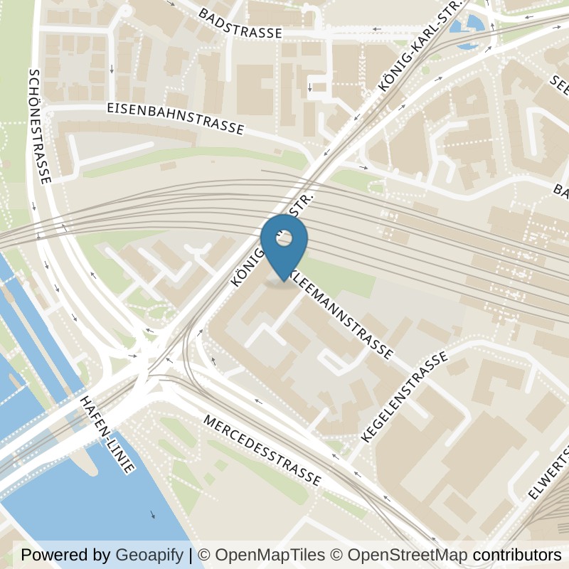 Map: location of gym10-stuttgart in Stuttgart