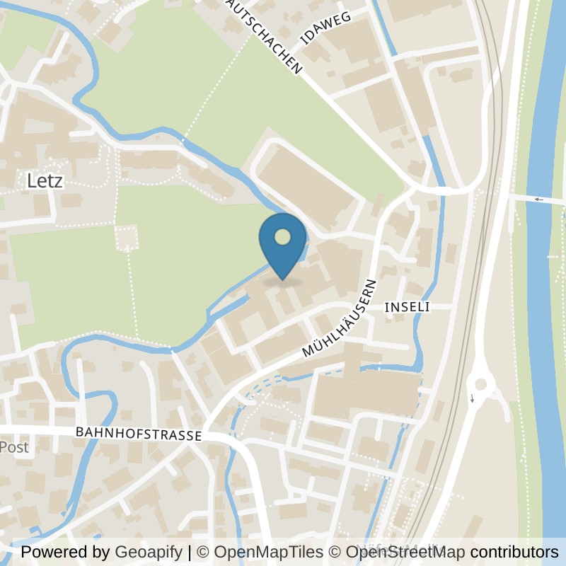 Map: location of GYM1388 in Näfels
