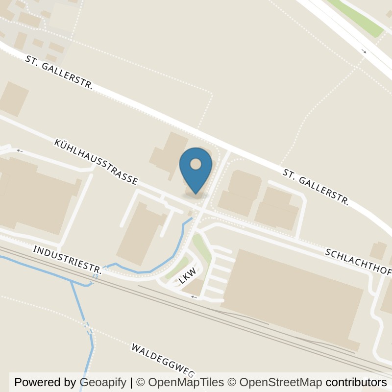 Map: location of gymfit24 GmbH in Gossau