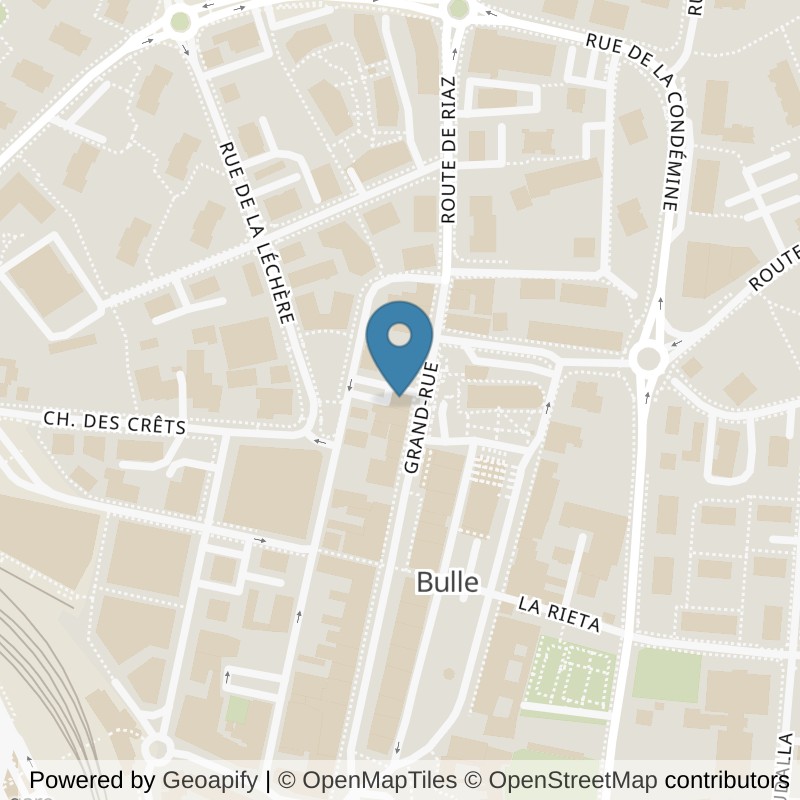 Map: location of GYROTONIC® BULLE in Bulle