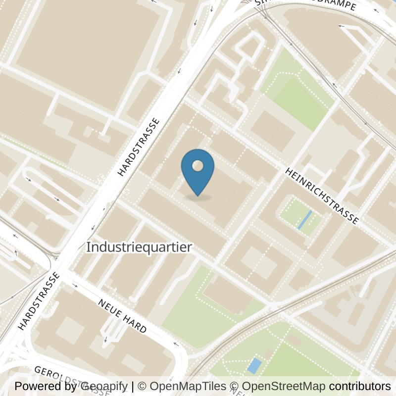 Map: location of Halle 41 Fitness Zürich West in Zürich