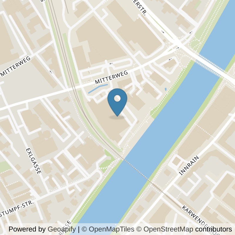 Map: location of Happy Fitness - 24 Stunden geöffnet in Innsbruck
