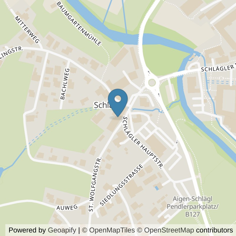 Map: location of HappyFit AIGEN-SCHLÄGL in Aigen im Mühlkreis