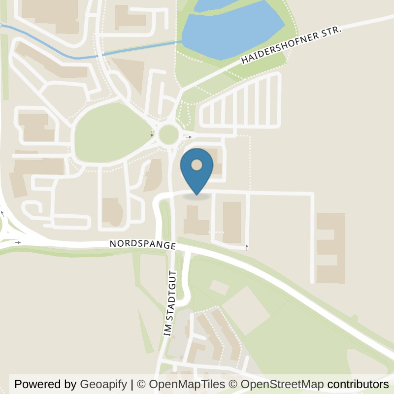 Map: location of HappyFit Steyr Stadtgut in Steyr