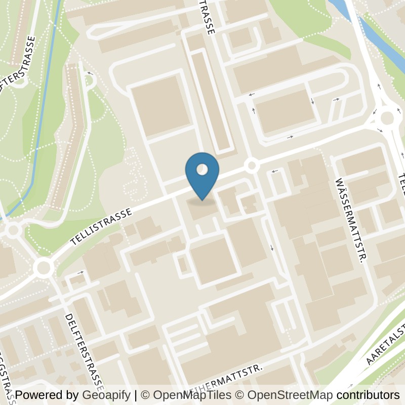 Map: location of Hardcore Gym in Aarau