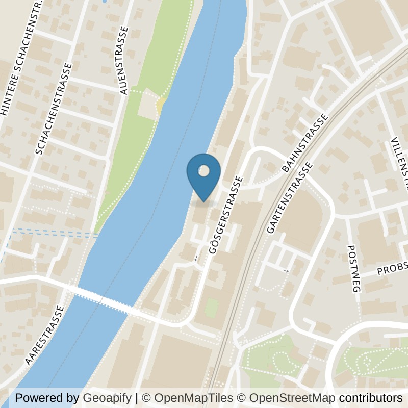 Map: location of Hardcore Gym Schönenwerd in Schönenwerd