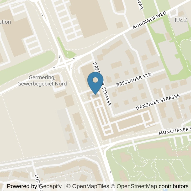 Map: location of HARDY'S Germering in Germering