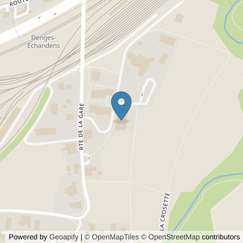 Map: location of Harmony Fitness Denges - Lausanne in Denges