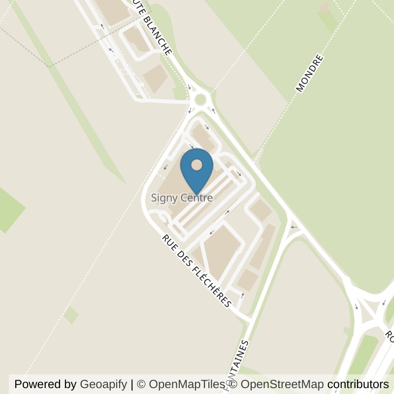 Map: location of Harmony Fitness - Signy Centre (VD) in Signy-Avenex