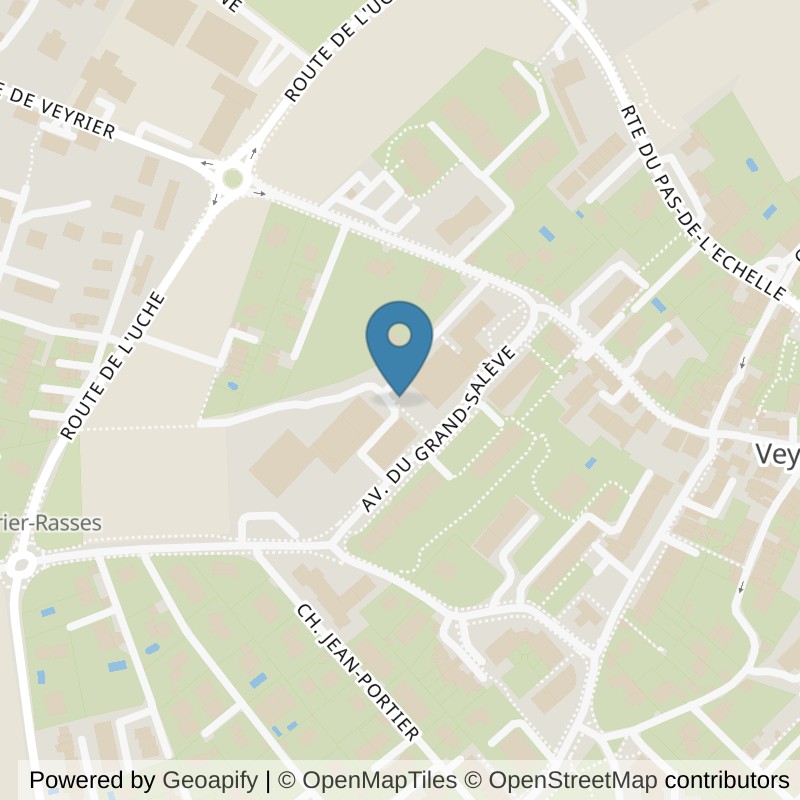 Map: location of Harmony Fitness - Veyrier (GE) in Veyrier