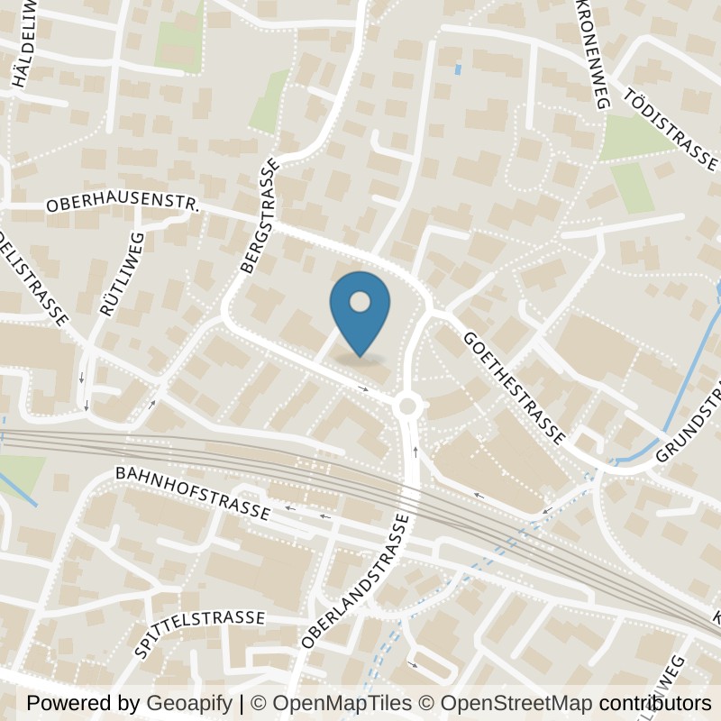 Map: location of HealthFusion Stäfa in Stäfa