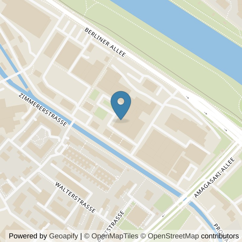 Map: location of hello-fit-augsburg-mitte in Augsburg