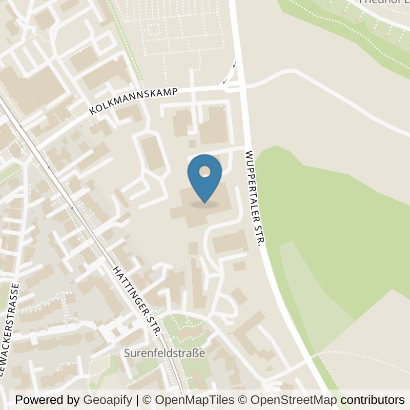 Map: location of High Class Fitness Bochum in Bochum
