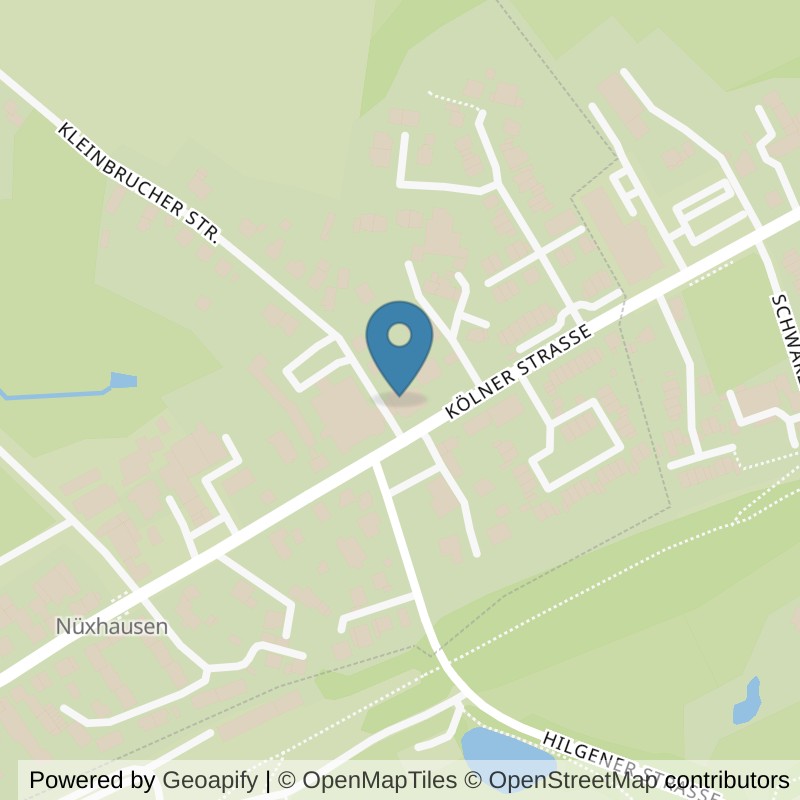 Map: location of High Class Fitness Burscheid in Burscheid