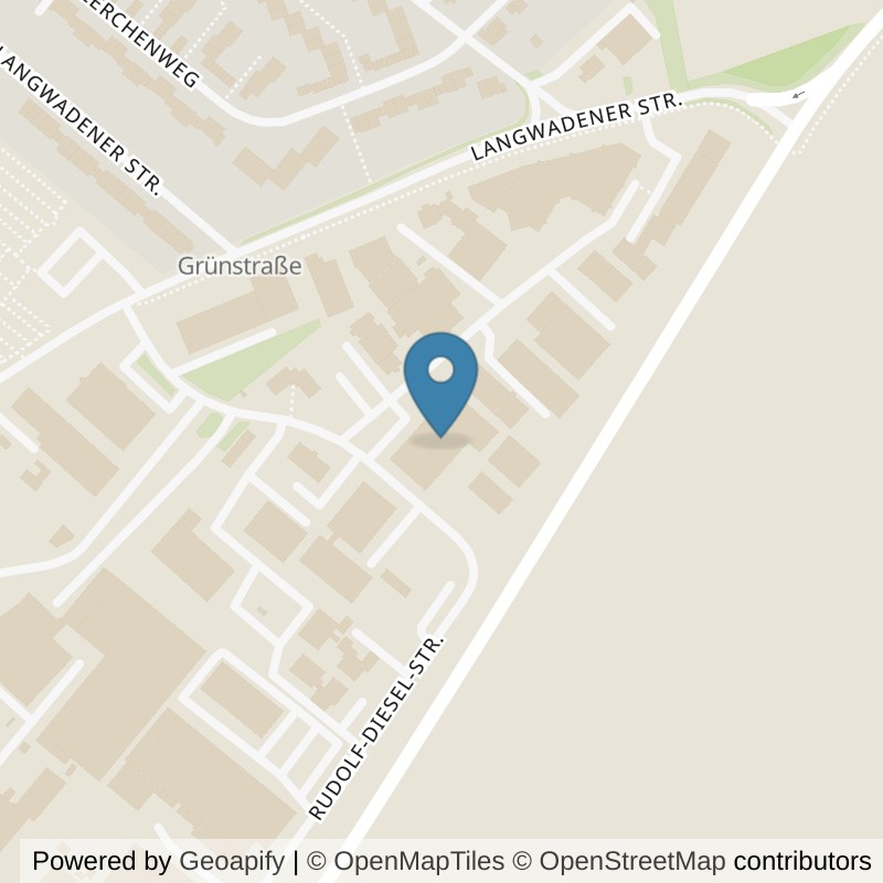 Map: location of High Class Fitness Grevenbroich in Grevenbroich