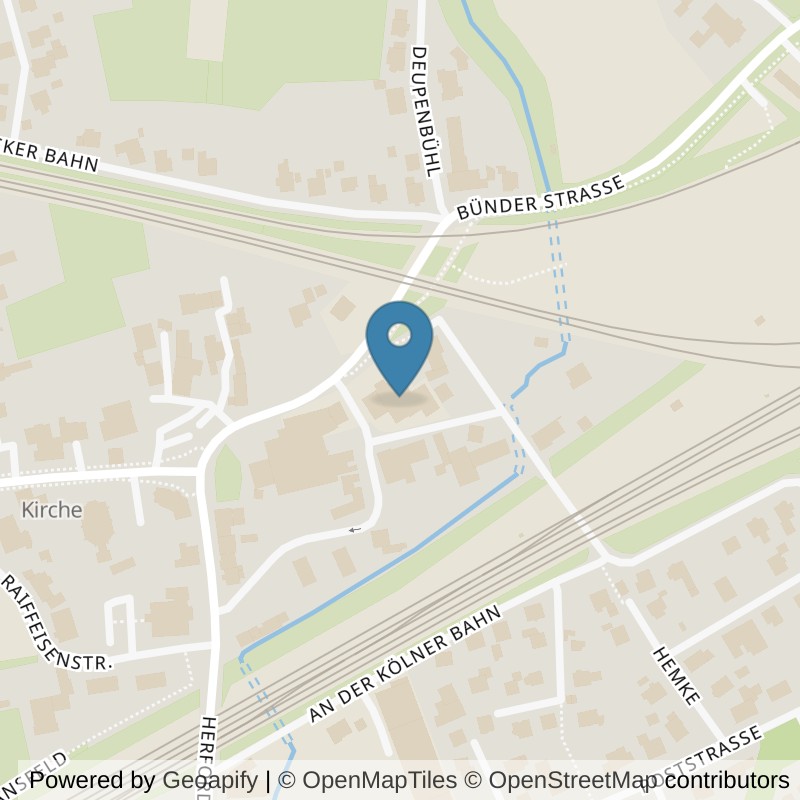 Map: location of High Class Fitness Löhne Lady in Löhne